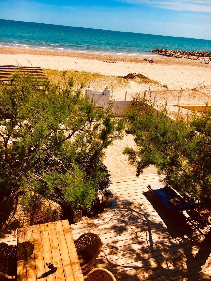 Mas Andalou Fabuleuse Premiere Ligne De Mer, Plage Privative Frontignan Kültér fotó