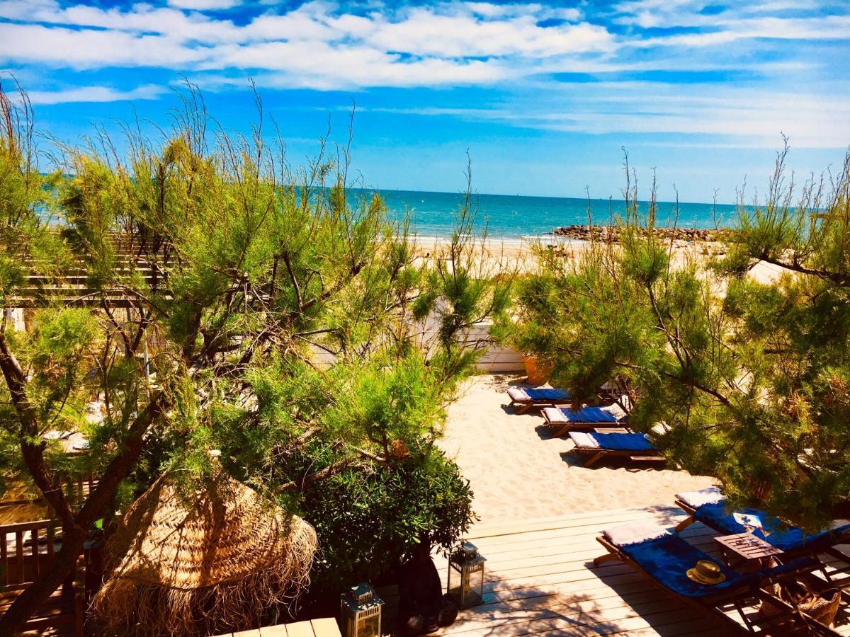Mas Andalou Fabuleuse Premiere Ligne De Mer, Plage Privative Frontignan Kültér fotó
