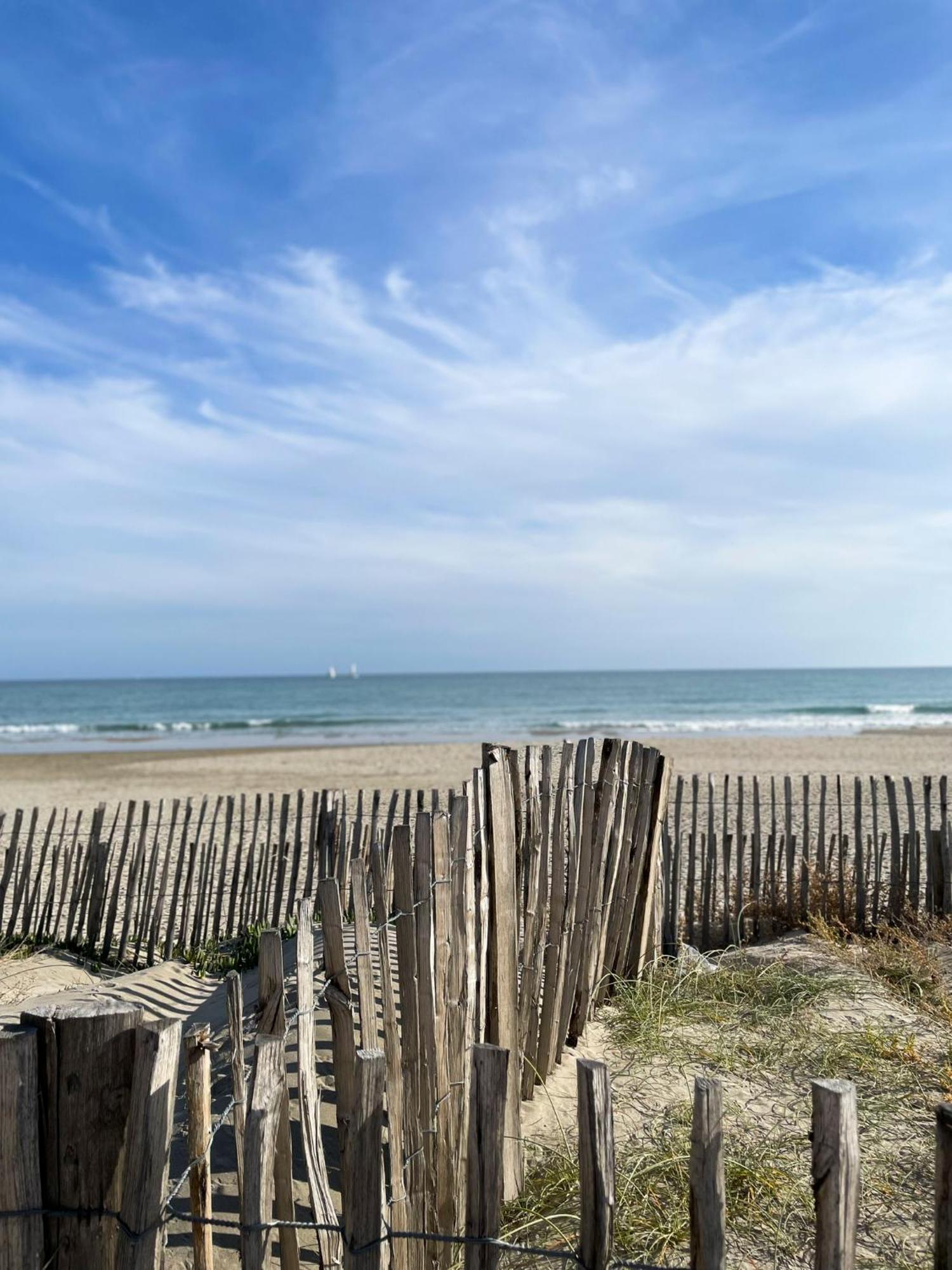 Mas Andalou Fabuleuse Premiere Ligne De Mer, Plage Privative Frontignan Kültér fotó