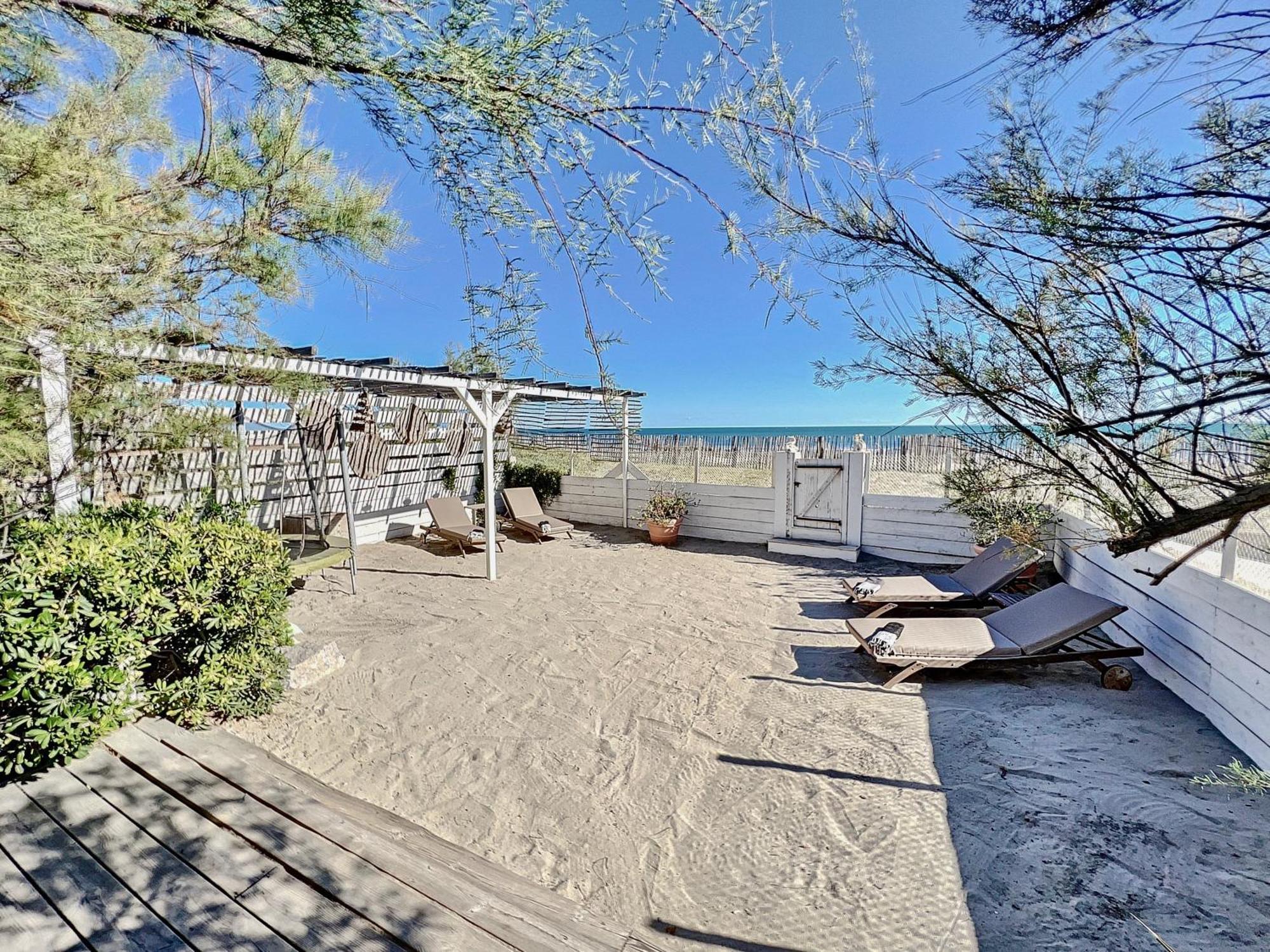 Mas Andalou Fabuleuse Premiere Ligne De Mer, Plage Privative Frontignan Kültér fotó